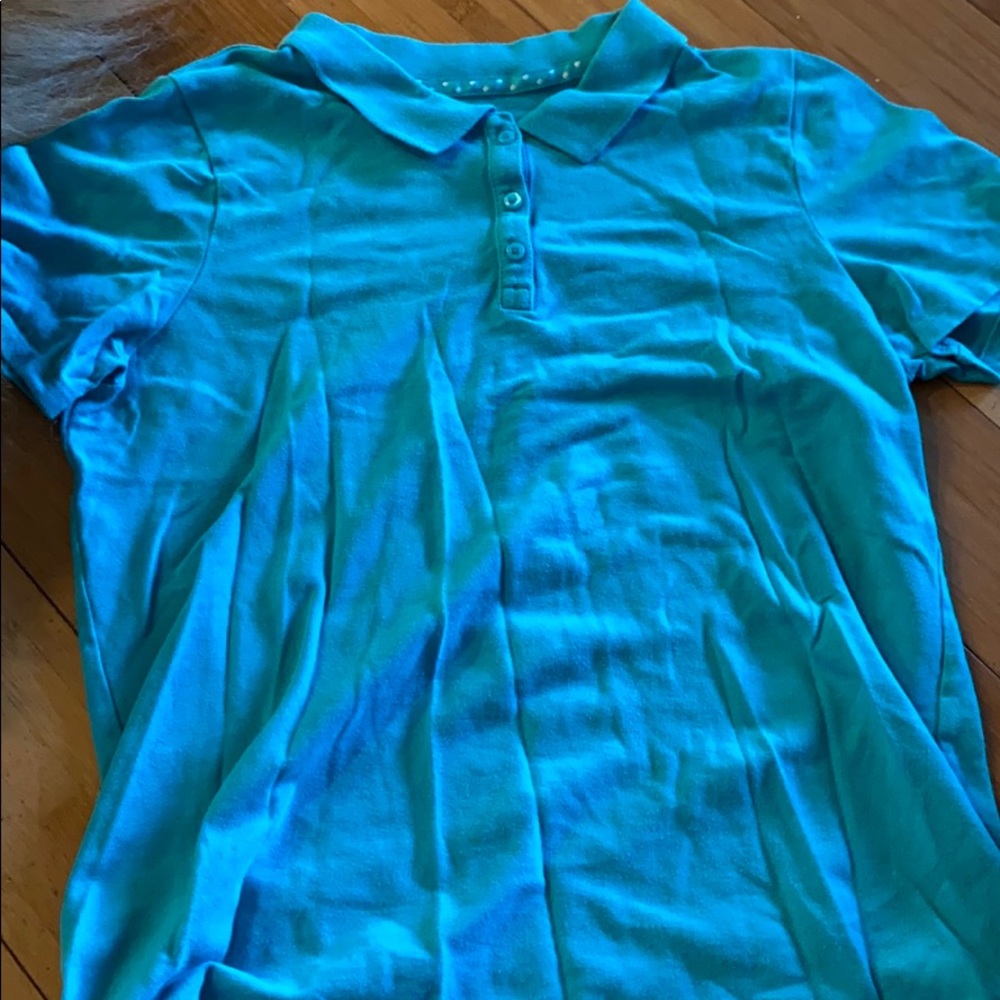 Teal polo